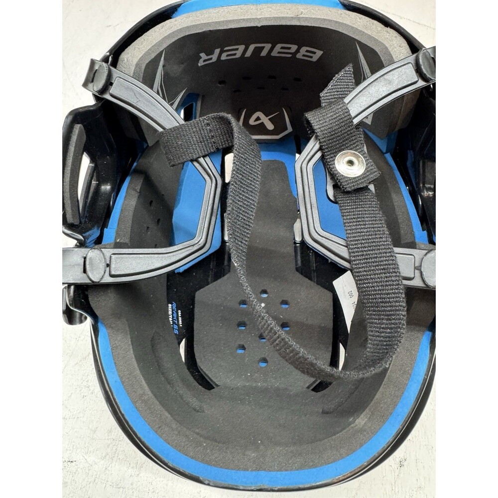 Bauer RE-AKT 55 Hockey Senior Helmet Black Size Large - No Face Mask Helmet Only - Picture 7 of 7
